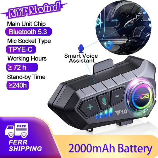 Bluetooth für Motorradhelm