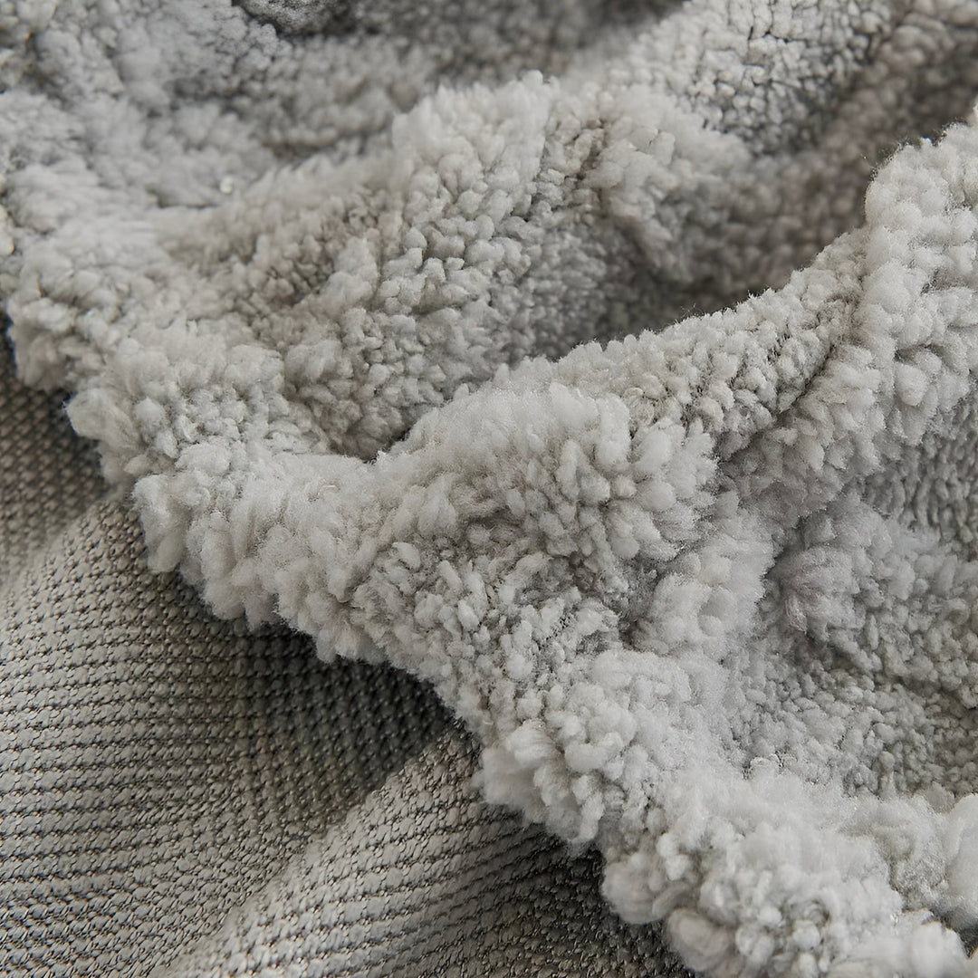 Samt-Sofa-Bezug mit Diamantmuster – weich und luxuriös | Perfekte Passform für jedes Sofa | Karnz