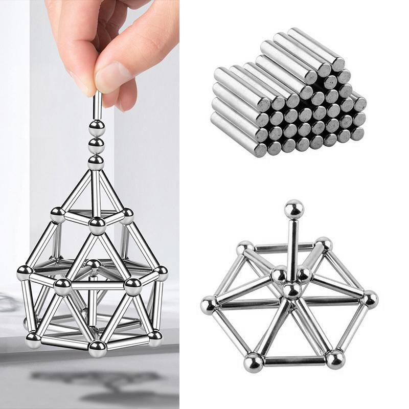 DIY-Set aus Magnetkugeln und -stäben