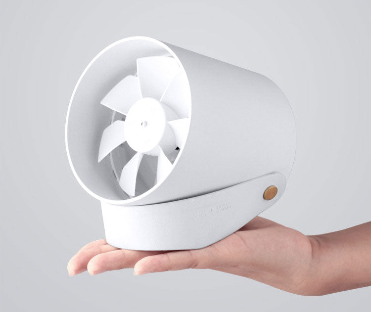 Flüsterleiser USB Betriebene Tragbarer Ventilator - Berühren Sie, um die sanfte Brise zu genießen | Karnz