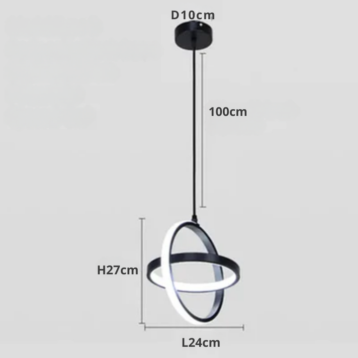 Moderne LED Hängelampe – Minimalistische Pendelleuchte für Wohnzimmer und Esszimmer | Karnz