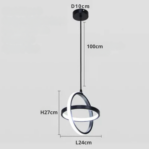 Moderne LED Hängelampe – Minimalistische Pendelleuchte für Wohnzimmer und Esszimmer | Karnz