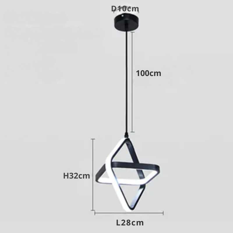 Moderne LED Hängelampe – Minimalistische Pendelleuchte für Wohnzimmer und Esszimmer | Karnz