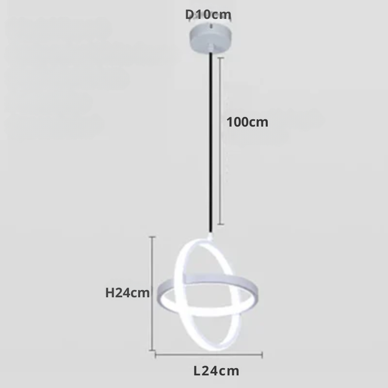 Moderne LED Hängelampe – Minimalistische Pendelleuchte für Wohnzimmer und Esszimmer | Karnz