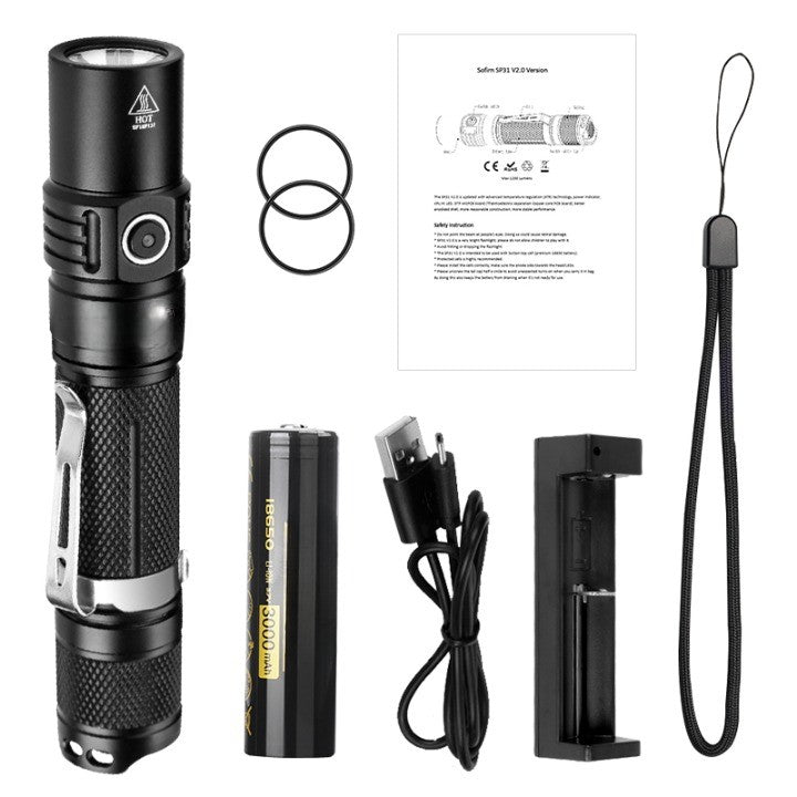 Nacht Power Taktische LED Taschenlampe | Karnz