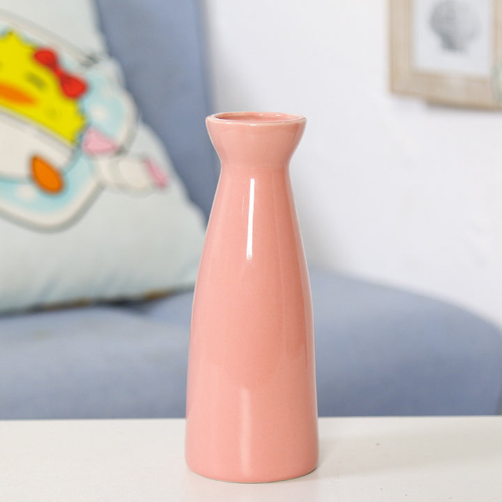 Moderne Minimalistische Keramik Blumen Vase Karnz