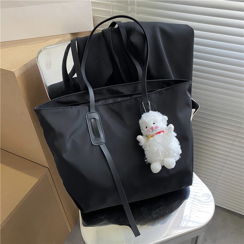 Charmantes Plüschbär Schlüsselanhänger Tote Bag