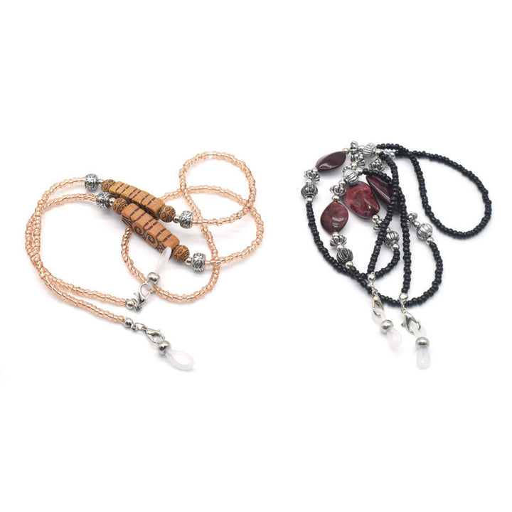 Elegante Perlen Brillenhalter Kette Karnz