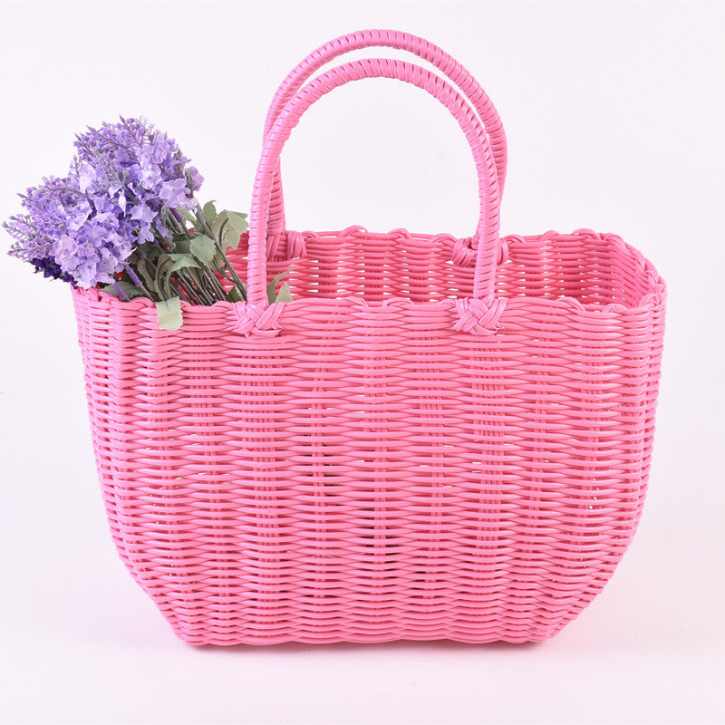 Stilvolle Woven Strandtasche Karnz