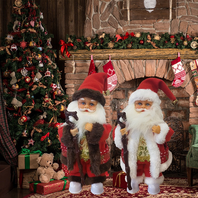 Dekorative Weihnachtsmann Dekofigur