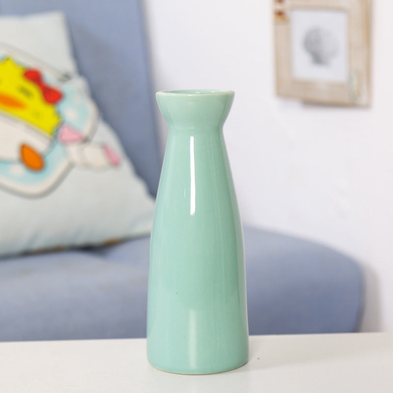 Moderne Minimalistische Keramik Blumen Vase Karnz