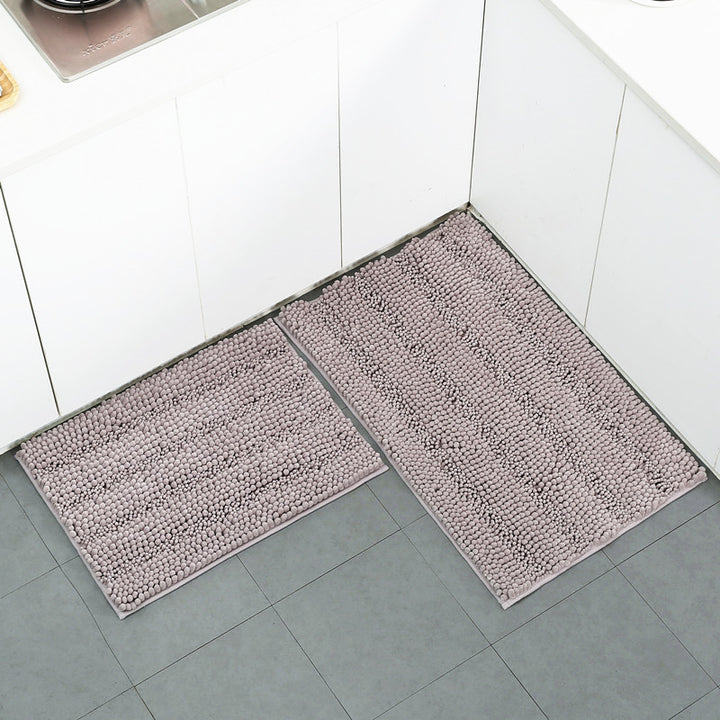 Strukturierte Mikrofaser Küchenmatte Set Karnz