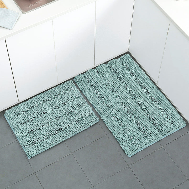Strukturierte Mikrofaser Küchenmatte Set Karnz