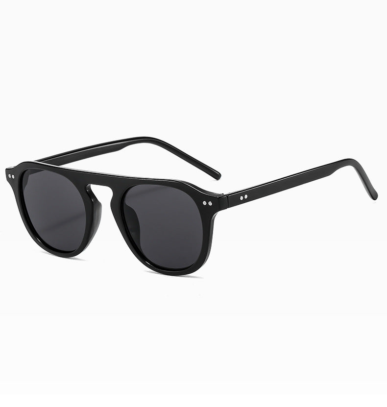 Damen klassische Sonnenbrille mit eckigem Rahmen und polarisierten Gläsern Karnz