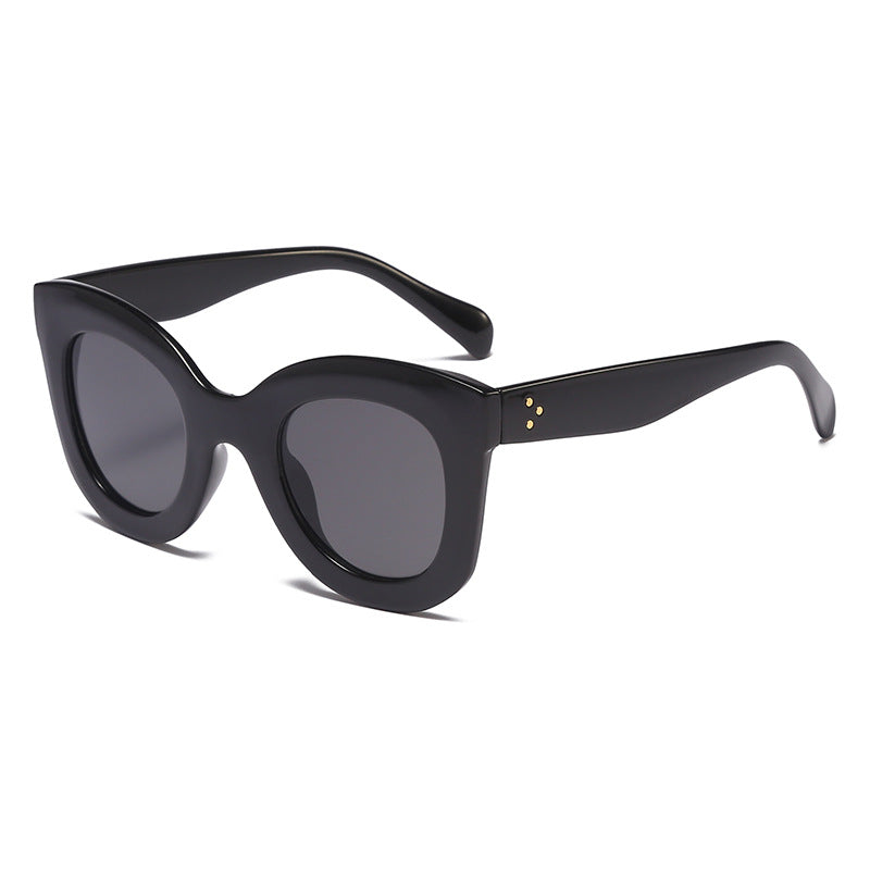 Damen Elegante oversized Sonnenbrille mit ausgefallenem Rahmen Karnz
