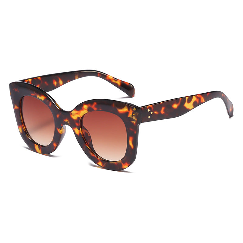 Damen Elegante oversized Sonnenbrille mit ausgefallenem Rahmen Karnz