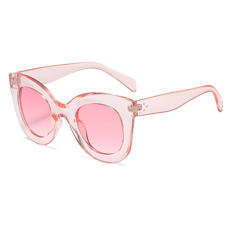 Damen Elegante oversized Sonnenbrille mit ausgefallenem Rahmen Karnz