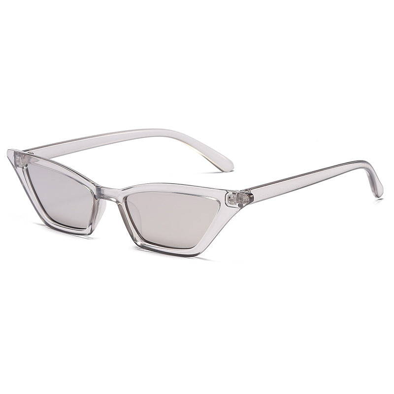 Damen geometrische Sonnenbrille im trendigen Schilddesign Karnz