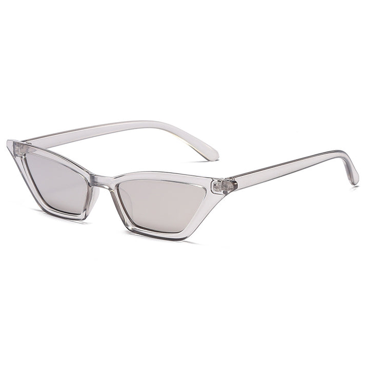 Damen geometrische Sonnenbrille im trendigen Schilddesign Karnz