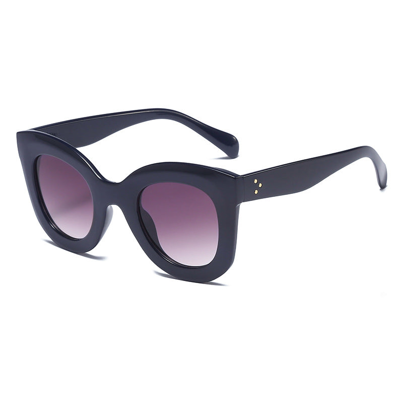 Damen Elegante oversized Sonnenbrille mit ausgefallenem Rahmen Karnz