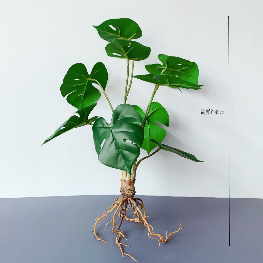 Lebensechte Monstera Pflanze