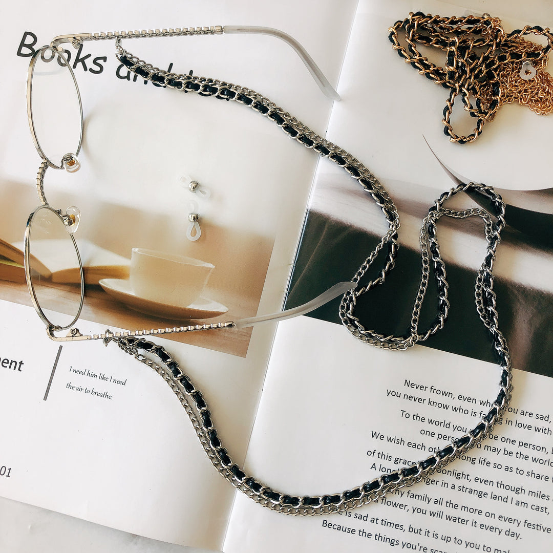 Stylische Ketten-Brillenhalter Karnz