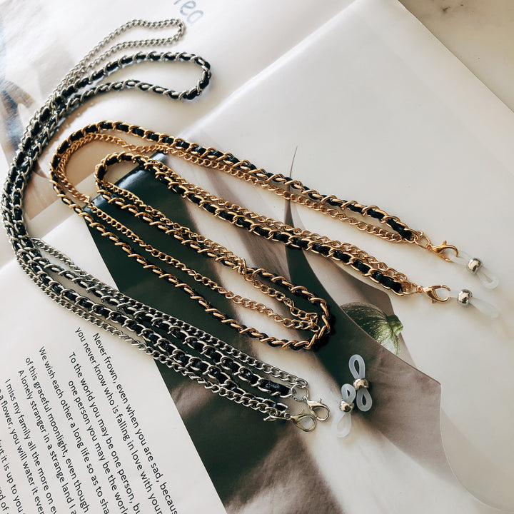Stylische Ketten-Brillenhalter Karnz