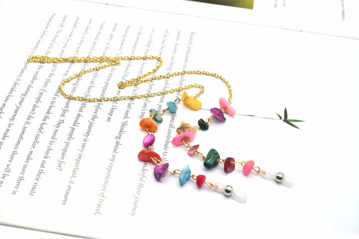 Artisan Perlen Statement Halskette Karnz
