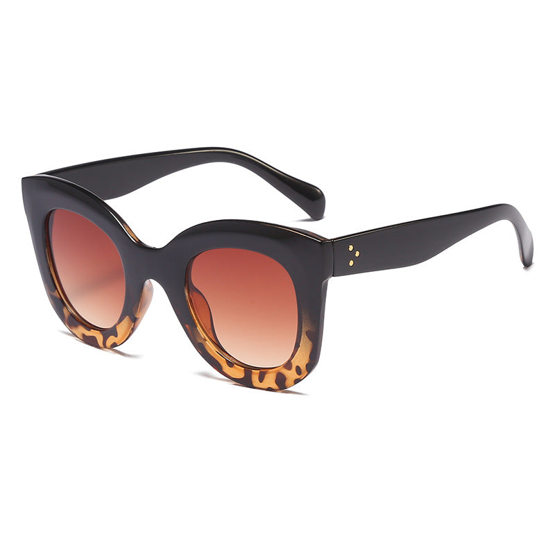 Damen Elegante oversized Sonnenbrille mit ausgefallenem Rahmen Karnz