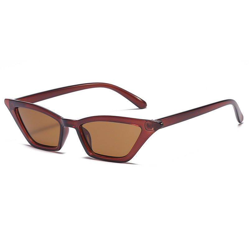 Damen geometrische Sonnenbrille im trendigen Schilddesign Karnz