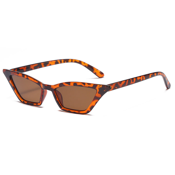 Damen geometrische Sonnenbrille im trendigen Schilddesign Karnz