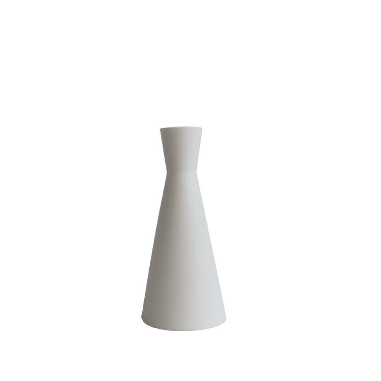 Zeitgenössische geometrische Keramik Vase Karnz