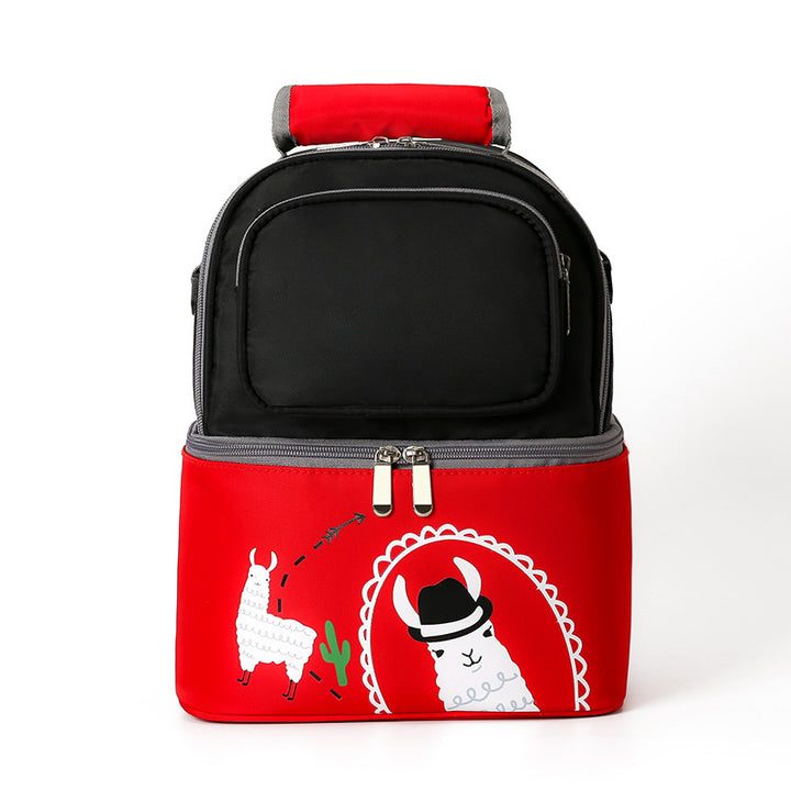Fun Alpaka-Themen Isolierte Rucksack Karnz
