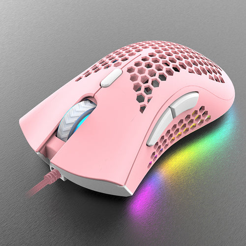 Leichte Gaming-Maus mit Honigwaben-Design Karnz