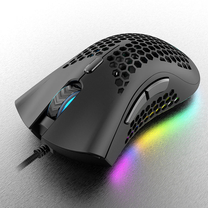 Leichte Gaming-Maus mit Honigwaben-Design Karnz