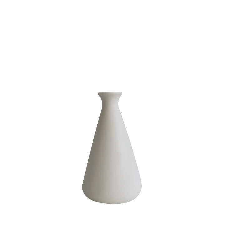 Zeitgenössische geometrische Keramik Vase Karnz