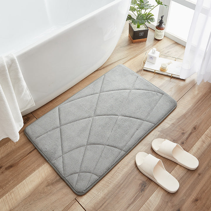 Geplüschte Soft-Touch-Badmatte