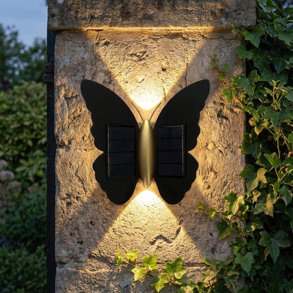 Butterfly Life Solarbetriebene Außenlampe