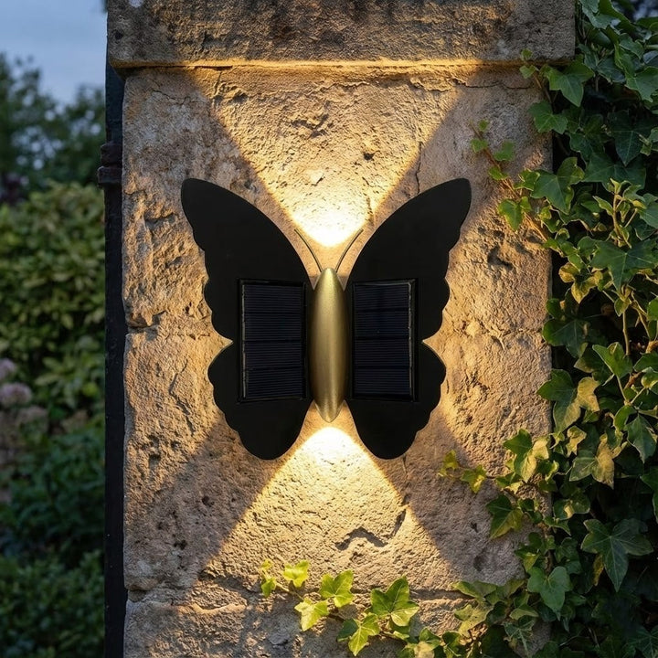 Butterfly Life Solarbetriebene Außenlampe