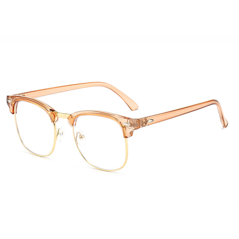 Damen modische Retro-Sonnenbrille mit metallischem Rahmen Karnz