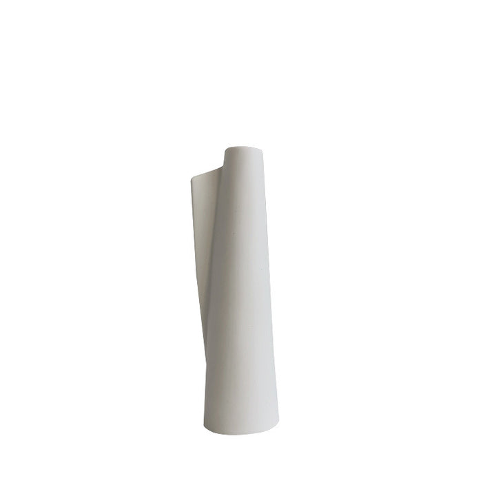 Zeitgenössische geometrische Keramik Vase Karnz
