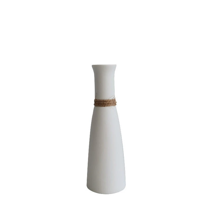 Zeitgenössische geometrische Keramik Vase Karnz