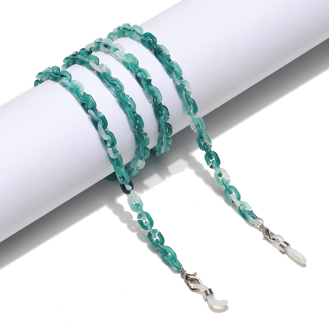 Chunky Harz Brillen Kette Karnz