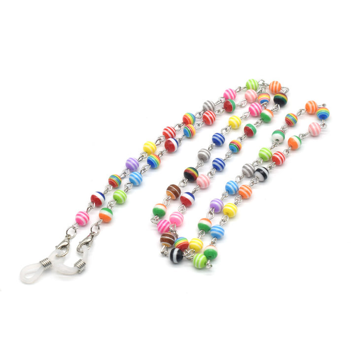 Bunte Perlenbrille Kette Karnz 1786692390