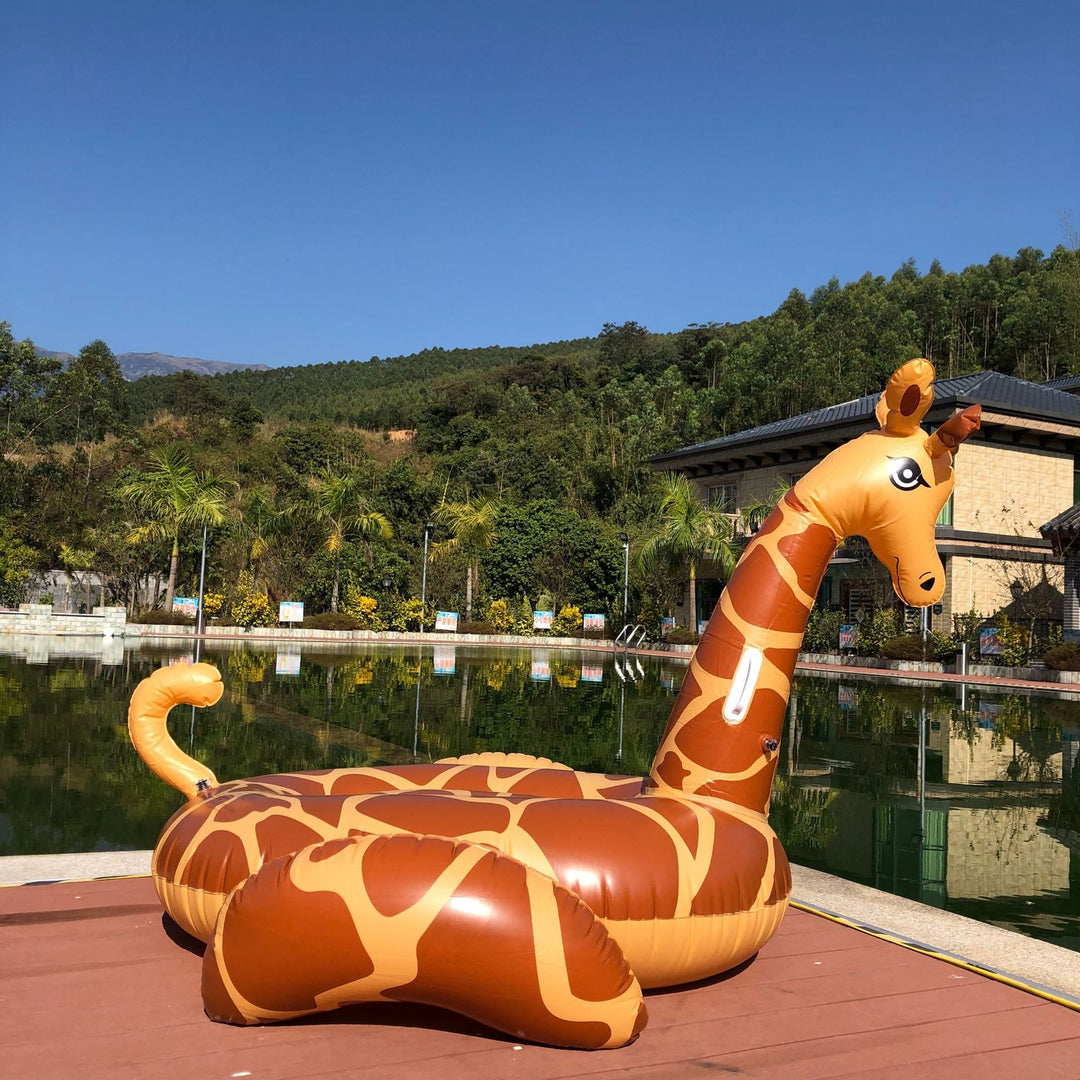 Unisex Aufblasbarer Giraffen-Schwimmtier Karnz