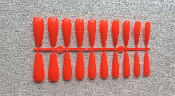 Lange Sarg Press-On Nagelspitzen