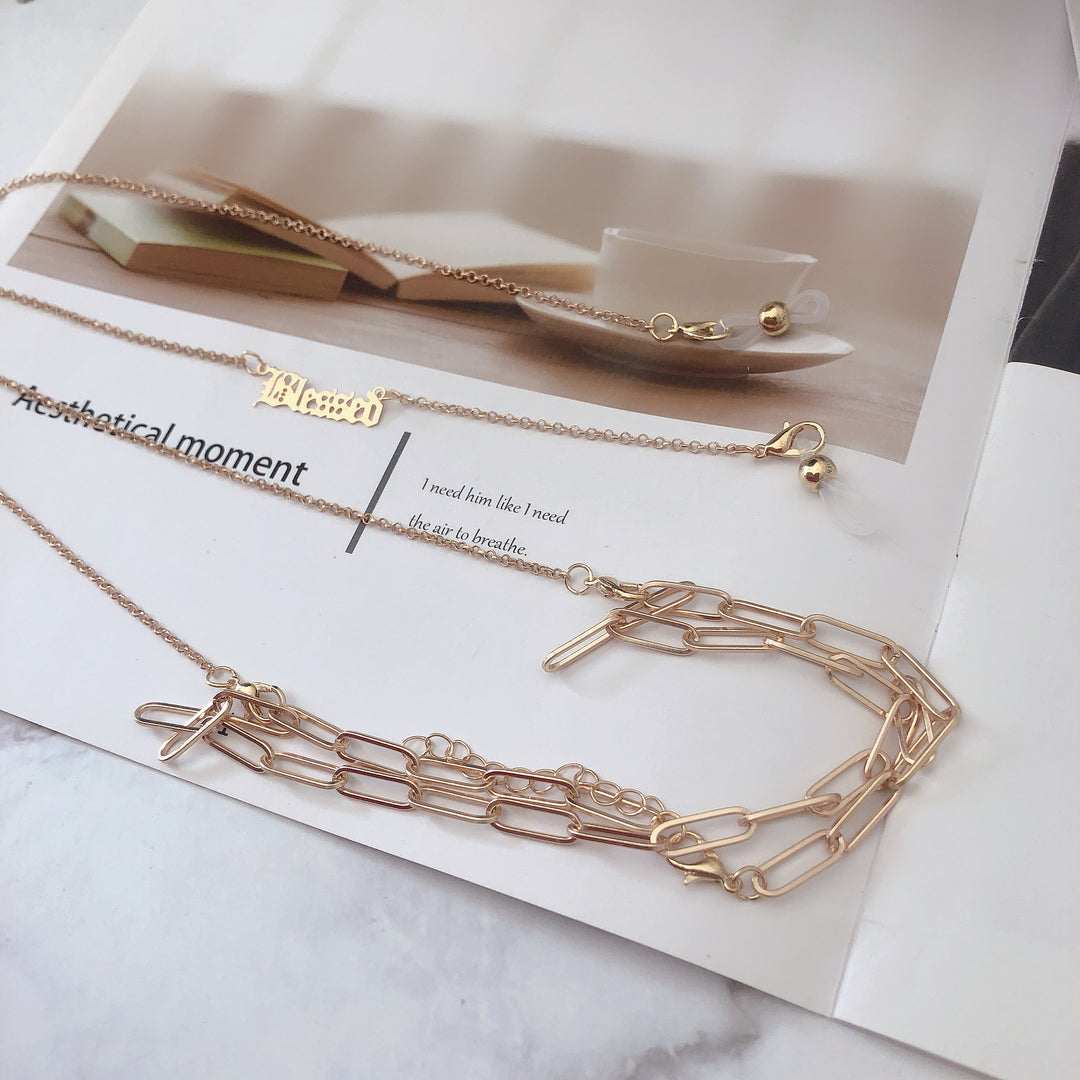 Trendy Link Brille Kette Karnz