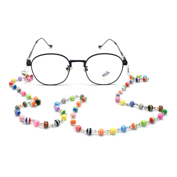 Bunte Perlenbrille Kette Karnz 1786692390