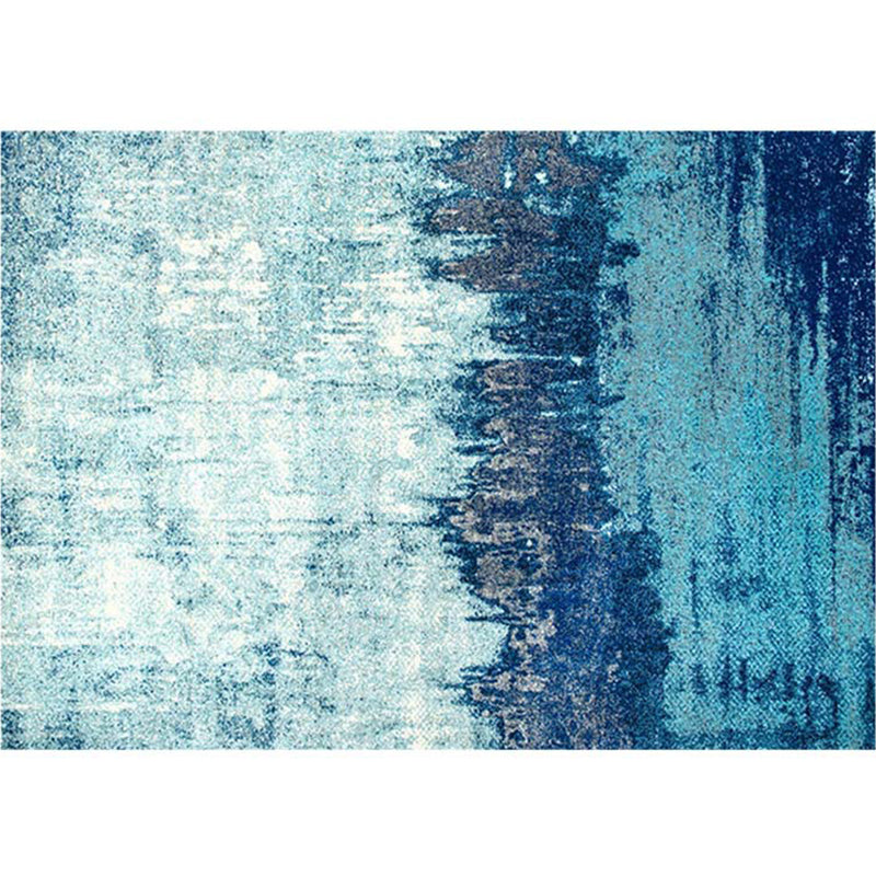 Industrieller Stil Wohnzimmer Teppich Bunt Expressionismus Teppich Synthetisch Rutschfest Tierfreundlich Maschinenwaschbarer Teppich