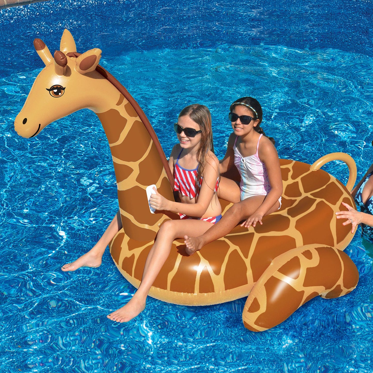 Unisex Aufblasbarer Giraffen-Schwimmtier Karnz